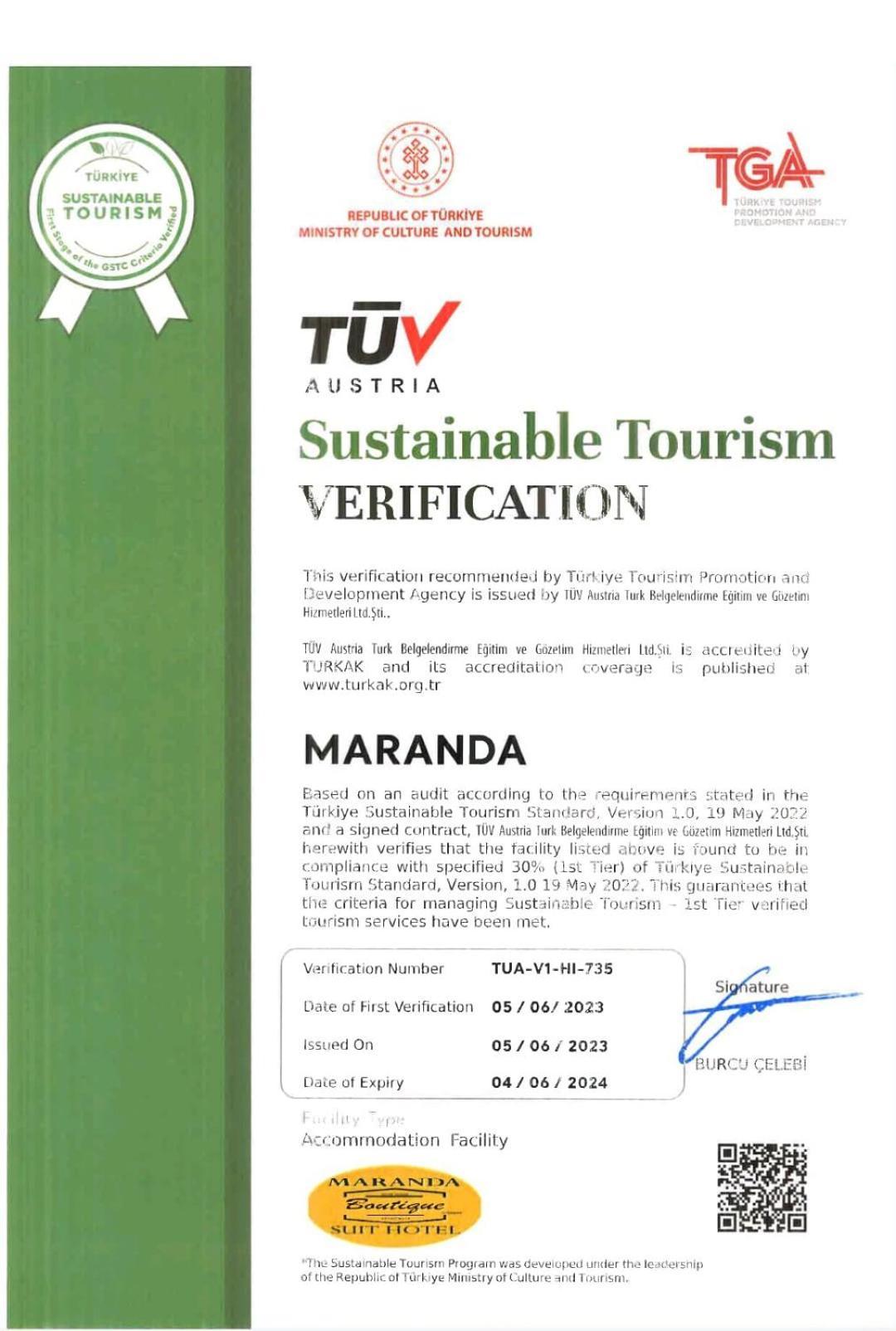 Maranda Suit Hotel Istanbul Exterior foto